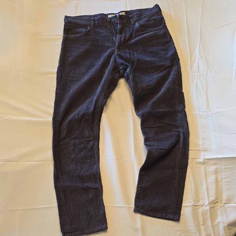 Patagonia Men's Grey Courdoroy 5 Pocket Pants